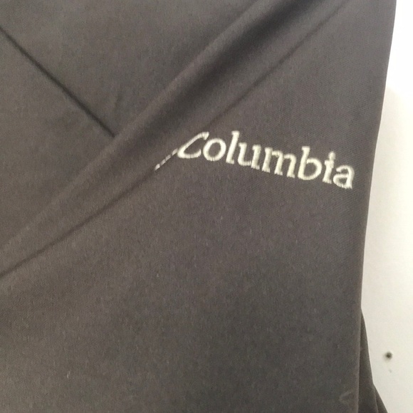 COLUMBIA brown faux fur hood lining zipper front jacket size Large - Picture 4 of 10